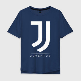 Мужская футболка хлопок Oversize с принтом JUVENTUS в Новосибирске, 100% хлопок | свободный крой, круглый ворот, “спинка” длиннее передней части | cr7 | juve | juventus | ronaldo | роналдо | ювентус