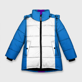 Зимняя куртка для девочек 3D с принтом BRAWL STARS LEON SHARK в Новосибирске, ткань верха — 100% полиэстер; подклад — 100% полиэстер, утеплитель — 100% полиэстер. | длина ниже бедра, удлиненная спинка, воротник стойка и отстегивающийся капюшон. Есть боковые карманы с листочкой на кнопках, утяжки по низу изделия и внутренний карман на молнии. 

Предусмотрены светоотражающий принт на спинке, радужный светоотражающий элемент на пуллере молнии и на резинке для утяжки. | brawl stars | bull | colt | leon | stars | берли | бо | брок | ворон | джесси | динамайк | дэррил | кольт | леон | мортис | нита | пайпер | пенни | поко | пэм | рикошет | спайк | тара | фрэнк | шелли | эль примо