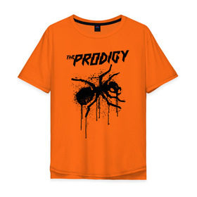 Мужская футболка хлопок Oversize с принтом THE PRODIGY в Новосибирске, 100% хлопок | свободный крой, круглый ворот, “спинка” длиннее передней части | prodigy | the prodigy