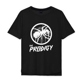 Мужская футболка хлопок Oversize с принтом THE PRODIGY в Новосибирске, 100% хлопок | свободный крой, круглый ворот, “спинка” длиннее передней части | prodigy | the prodigy