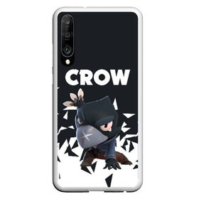 Чехол для Honor P30 с принтом BRAWL STARS CROW в Новосибирске, Силикон | Область печати: задняя сторона чехла, без боковых панелей | android | brawl stars | colt | crow | games | leon | penny | poco. | shelly | spike | wanted | брав | бравл старс | звезды | игры | мобильные игры | старс