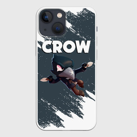 Чехол для iPhone 13 mini с принтом BRAWL STARS CROW в Новосибирске,  |  | brawl stars | bull | colt | crow | leon | stars | берли | бо | брок | ворон | джесси | динамайк | дэррил | кольт | леон | мортис | нита | пайпер | пенни | поко | пэм | рикошет | спайк | фрэнк | шелли | эль примо