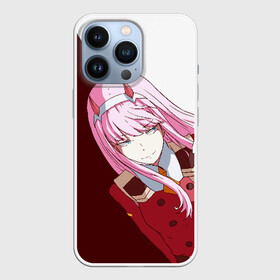 Чехол для iPhone 13 Pro с принтом Ноль два диагональ в Новосибирске,  |  | 02 | anime | darling in the franxx | hiro | manga | zero two | аниме | ахегао | любимый во франксе | манга | милый во франксе | ноль два | хиро