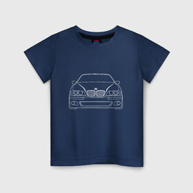 Детская футболка хлопок с принтом BMW в Новосибирске, 100% хлопок | круглый вырез горловины, полуприлегающий силуэт, длина до линии бедер | auto | bmw | mercedes | авто | автомобиль | бимер | бмв | бумер | бэмер | дрифт | машина | машины | мерс | мерседес | тачка | тачки