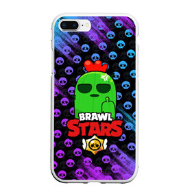 Чехол для iPhone 7Plus/8 Plus матовый с принтом Brawl Stars в Новосибирске, Силикон | Область печати: задняя сторона чехла, без боковых панелей | brawl | brawl stars | crow | leon | stars | бравл | бравл старс | браво старс | игра | компьютерная | кров | леон | онлайн | старс