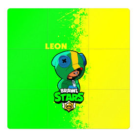 Магнитный плакат 3Х3 с принтом Brawl Stars LEON в Новосибирске, Полимерный материал с магнитным слоем | 9 деталей размером 9*9 см | Тематика изображения на принте: brawl | brawl stars | crow | leon | stars | бравл | бравл старс | браво старс | игра | компьютерная | кров | леон | онлайн | старс