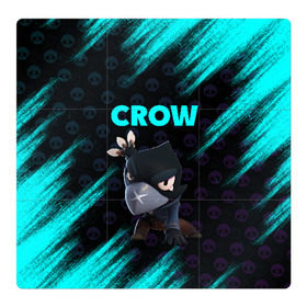 Магнитный плакат 3Х3 с принтом Brawl Stars CROW в Новосибирске, Полимерный материал с магнитным слоем | 9 деталей размером 9*9 см | Тематика изображения на принте: brawl | brawl stars | crow | leon | stars | бравл | бравл старс | браво старс | игра | компьютерная | кров | леон | онлайн | старс