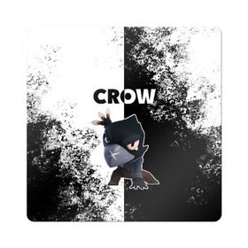Магнит виниловый Квадрат с принтом Brawl Stars CROW в Новосибирске, полимерный материал с магнитным слоем | размер 9*9 см, закругленные углы | brawl | brawl stars | crow | leon | stars | бравл | бравл старс | браво старс | игра | компьютерная | кров | леон | онлайн | старс
