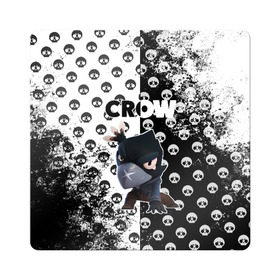 Магнит виниловый Квадрат с принтом Brawl Stars CROW в Новосибирске, полимерный материал с магнитным слоем | размер 9*9 см, закругленные углы | brawl | brawl stars | crow | leon | stars | бравл | бравл старс | браво старс | игра | компьютерная | кров | леон | онлайн | старс
