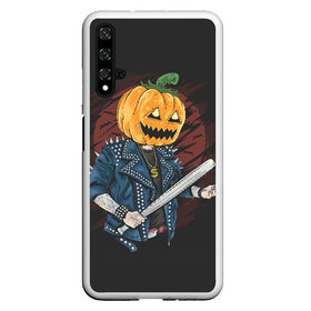 Чехол для Honor 20 с принтом Halloween в Новосибирске, Силикон | Область печати: задняя сторона чехла, без боковых панелей | Тематика изображения на принте: diy | ghost | halloween | horror | makeup | scary | skull clown | trick or treat | вампир | ведьма | кошка | луна | магия | ночь | тыква | хэллоуин