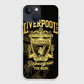 Чехол для iPhone 13 mini с принтом Ливерпуль в Новосибирске,  |  | liverpool | liverpool fc | ynwa | you never walk alone | ливерпуль | фан ливерпуля | фанатская | футбол | футболист | футбольный клуб | энфильд