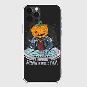 Чехол для iPhone 12 Pro с принтом Halloween party в Новосибирске, силикон | область печати: задняя сторона чехла, без боковых панелей | diy | ghost | halloween | horror | makeup | scary | skull clown | trick or treat | вампир | ведьма | кошка | луна | магия | ночь | тыква | хэллоуин