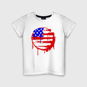 Детская футболка хлопок с принтом 50 Blessings в Новосибирске, 100% хлопок | круглый вырез горловины, полуприлегающий силуэт, длина до линии бедер | 50 blessings | 50 благословений | 80 е | hotline | miami | number | retrowave | usa | wrong | америка | горячая линия | майами | ретроваве | сша