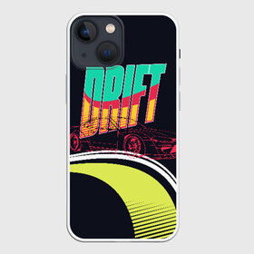 Чехол для iPhone 13 mini с принтом Drift Style в Новосибирске,  |  | bosozoku | bosozoku style | drag | drift | japan style | jdm | босудзоку | босузоку | дрифт