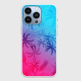 Чехол для iPhone 13 Pro с принтом НЕОНОВЫЕ ПАЛЬМЫ   NEON в Новосибирске,  |  | hotline miami | neon | new retro wave | outrun | outrun electro | paints | palmen | rainbow | retro | retrowave | summer | synth | synthwave | tropical | брызги | брызги красок | звёзды | космос | краски | лето | неон | пальмы | радуга | 