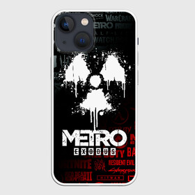 Чехол для iPhone 13 mini с принтом METRO EXODUS в Новосибирске,  |  | exodus | horror | metro 2033 | metro exodus | sparta | survival | артём | игры | исход | метро | метро 2035 | спарта | спартанцы