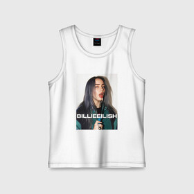 Детская майка хлопок с принтом BILLIE EILISH в Новосибирске,  |  | bilie | billi | billie | eilish | eillish | elish | ellish | айлиш | алиш | били | билли | эйлиш | элиш