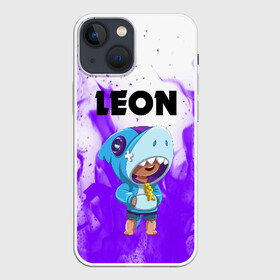 Чехол для iPhone 13 mini с принтом BRAWL STARS LEON SHARK в Новосибирске,  |  | android | brawl stars | colt | crow | games | leon | penny | poco. | shelly | spike | wanted | брав | бравл старс | звезды | игры | мобильные игры | старс