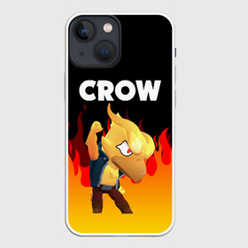 Чехол для iPhone 13 mini с принтом BRAWL STARS CROW PHOENIX в Новосибирске,  |  | android | brawl stars | colt | crow | games | leon | penny | poco. | shelly | spike | wanted | брав | бравл старс | звезды | игры | мобильные игры | старс