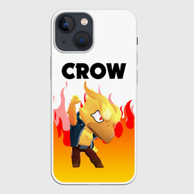 Чехол для iPhone 13 mini с принтом BRAWL STARS CROW PHOENIX в Новосибирске,  |  | android | brawl stars | colt | crow | games | leon | penny | poco. | shelly | spike | wanted | брав | бравл старс | звезды | игры | мобильные игры | старс