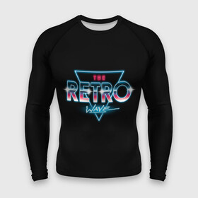 Мужской рашгард 3D с принтом The Retro Wave в Новосибирске,  |  | 80 | cyber | game | hotline | hotlinemiami | maiami | music | outrun | retro | retrowave | synth | synthwave | игра | кибер | ретро