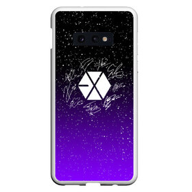 Чехол для Samsung S10E с принтом EXO BAND АВТОГРАФЫ в Новосибирске, Силикон | Область печати: задняя сторона чехла, без боковых панелей | d.o. | exo | exo band | exo k | exo m | пэкхён | чен | эхо