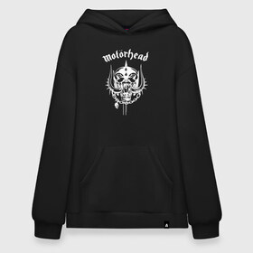 Худи SuperOversize хлопок с принтом Motrhead в Новосибирске, 70% хлопок, 30% полиэстер, мягкий начес внутри | карман-кенгуру, эластичная резинка на манжетах и по нижней кромке, двухслойный капюшон
 | larry wallis | lucas fox | motorhead | motrhead | группа | кэмпбелл | лемми | метал | микки ди | мотор хед | моторхед | рок | тейлор | фил | хард | хардрок | хеви | хевиметал