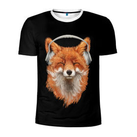 Мужская футболка 3D спортивная с принтом Лиса в наушниках в Новосибирске, 100% полиэстер с улучшенными характеристиками | приталенный силуэт, круглая горловина, широкие плечи, сужается к линии бедра | 20 | 2020 | 2k20 | 2к20 | animal | animals | forest | fox | headphones | music | new year | redhead | smile | животное | животные | зима | лес | лис | лиса | лисица | музыка | наушники | новый год | рыжая | смайл | улыбка | фыр