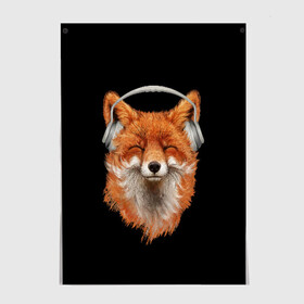 Постер с принтом Лиса в наушниках в Новосибирске, 100% бумага
 | бумага, плотность 150 мг. Матовая, но за счет высокого коэффициента гладкости имеет небольшой блеск и дает на свету блики, но в отличии от глянцевой бумаги не покрыта лаком | Тематика изображения на принте: 20 | 2020 | 2k20 | 2к20 | animal | animals | forest | fox | headphones | music | new year | redhead | smile | животное | животные | зима | лес | лис | лиса | лисица | музыка | наушники | новый год | рыжая | смайл | улыбка | фыр