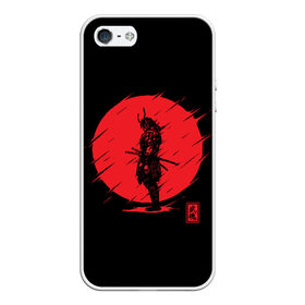 Чехол для iPhone 5/5S матовый с принтом Samurai в Новосибирске, Силикон | Область печати: задняя сторона чехла, без боковых панелей | ahegao | anime | blood | japan | samurai | senpai | warior | аниме | ахегао | воин | катана | кровавая | кровавый | кровь | луна | самураи | самурай | семпай | сенпай | солнце | япония