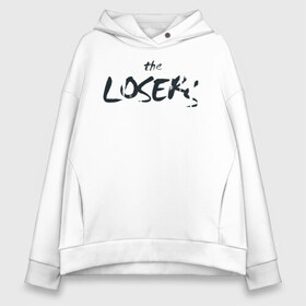 Женское худи Oversize хлопок с принтом The Losers в Новосибирске, френч-терри — 70% хлопок, 30% полиэстер. Мягкий теплый начес внутри —100% хлопок | боковые карманы, эластичные манжеты и нижняя кромка, капюшон на магнитной кнопке | clown | derry | it 2 | it: chapter two | loser | lover | pennywise | shtatit | stephen king | warner brothers | ворнер бразерс | дерри | клоун | оно 2 | пеннивайз | стивен кинг