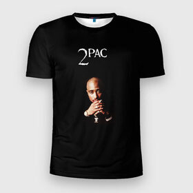 Мужская футболка 3D спортивная с принтом 2Pac в Новосибирске, 100% полиэстер с улучшенными характеристиками | приталенный силуэт, круглая горловина, широкие плечи, сужается к линии бедра | Тематика изображения на принте: 2pac | all eyez on me | thug life | tupac | tupac shakur | тупак