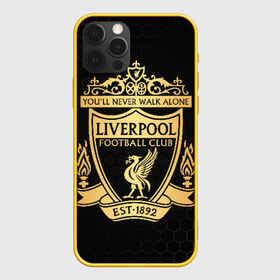 Чехол для iPhone 12 Pro Max с принтом Ливерпуль в Новосибирске, Силикон |  | liverpool | liverpool fc | ynwa | you never walk alone | ливерпуль | фан ливерпуля | фанатская | футбол | футболист | футбольный клуб | энфильд