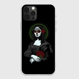 Чехол для iPhone 12 Pro Max с принтом Mona Lisa - Santa Muerte в Новосибирске, Силикон |  | Тематика изображения на принте: dead | death | lisa | mona | muerte | muertos | santa | день | искуство | картина | лиза | мона | муэрте | муэртес | муэртос | роза | розы | санта | тату | татуировка | цветы | череп
