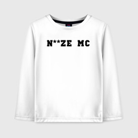 Детский лонгслив хлопок с принтом Noize MC в Новосибирске, 100% хлопок | круглый вырез горловины, полуприлегающий силуэт, длина до линии бедер | face2face | mc | noize | noize mc | protivo gunz | rыchigy mashыn 13 | v.i.p | алексеев | иван алексеев | мс | ноиз | ноиз мс | нойз | нойз мс | реп | рок | рэп | хип хоп | шум | шуметь