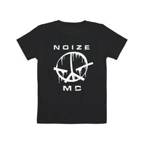 Детская футболка хлопок с принтом Noize MC в Новосибирске, 100% хлопок | круглый вырез горловины, полуприлегающий силуэт, длина до линии бедер | face2face | mc | noize | noize mc | protivo gunz | rыchigy mashыn 13 | v.i.p | алексеев | иван алексеев | мс | ноиз | ноиз мс | нойз | нойз мс | реп | рок | рэп | хип хоп | шум | шуметь