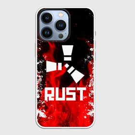 Чехол для iPhone 13 Pro с принтом RUST в Новосибирске,  |  | Тематика изображения на принте: magic rust | rust | rust 2019 | раст | раст 2019. | раст легаси