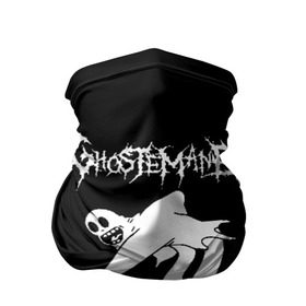 Бандана-труба 3D с принтом GHOSTEMANE в Новосибирске, 100% полиэстер, ткань с особыми свойствами — Activecool | плотность 150‒180 г/м2; хорошо тянется, но сохраняет форму | eric whitney | ghostemane | trash | треш