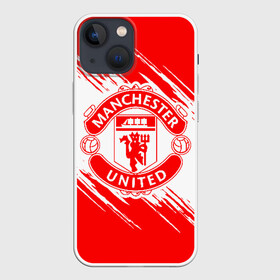 Чехол для iPhone 13 mini с принтом МАНЧЕСТЕР ЮНАЙТЕД в Новосибирске,  |  | fc | fcmu | football | football club | manchester united | sport | манчестер юнайтед | спорт | фк | фкмю | футбол | футбольный клуб