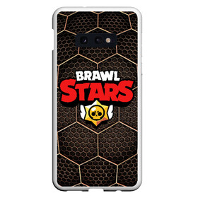 Чехол для Samsung S10E с принтом Brawl Stars Metal Hex в Новосибирске, Силикон | Область печати: задняя сторона чехла, без боковых панелей | brawl | brawl st | brawl stars | colt | hexagon | logo | map | mobo | pattern | poco | shelly | stars | бравл | игра | игры | карта | кольт | лого | мобильные игры | патерн | паттерн | поко | соты | старс | шелли