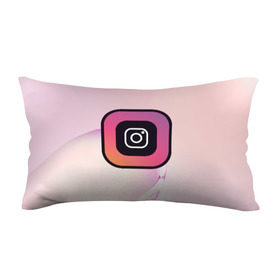Подушка 3D антистресс с принтом Instagram(редактируемое лого) в Новосибирске, наволочка — 100% полиэстер, наполнитель — вспененный полистирол | состоит из подушки и наволочки на молнии | 