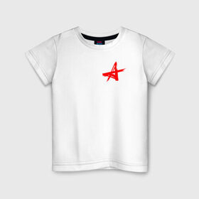 Детская футболка хлопок с принтом АлисА в Новосибирске, 100% хлопок | круглый вырез горловины, полуприлегающий силуэт, длина до линии бедер | alisa | rock | ussr | алиса | алиса группа | константин кинчев | рок | ссср