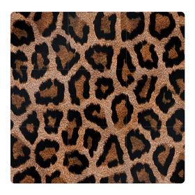 Магнитный плакат 3Х3 с принтом Леопардовая расцветка в Новосибирске, Полимерный материал с магнитным слоем | 9 деталей размером 9*9 см | Тематика изображения на принте: леопард | леопардовая | леопардовые | леопардовый | леопарды | пятнистые | пятнистый | пятнистым | расцветка