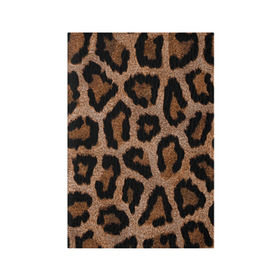 Обложка для паспорта матовая кожа с принтом Леопардовая расцветка в Новосибирске, натуральная матовая кожа | размер 19,3 х 13,7 см; прозрачные пластиковые крепления | Тематика изображения на принте: леопард | леопардовая | леопардовые | леопардовый | леопарды | пятнистые | пятнистый | пятнистым | расцветка