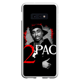 Чехол для Samsung S10E с принтом 2pac в Новосибирске, Силикон | Область печати: задняя сторона чехла, без боковых панелей | 2pac | changes | nigga | oldschool | pac | rap | нигга | олдскулл | пак | рэп | тупак