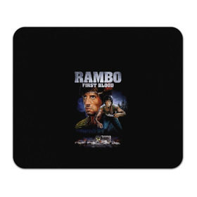 Коврик для мышки прямоугольный с принтом Rambo: First Blood в Новосибирске, натуральный каучук | размер 230 х 185 мм; запечатка лицевой стороны | Тематика изображения на принте: action | army | blood | first | john | last | rambo | stallone | states | sylvester | united | usa | армия | боевик | джон | кровь | первая | последняя | рэмбо | сильвестр | сталлоне | сша