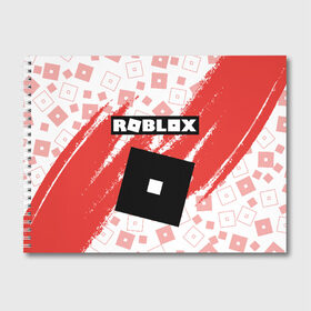 Альбом для рисования с принтом ROBLOX в Новосибирске, 100% бумага
 | матовая бумага, плотность 200 мг. | roblox | roblox simulator. | код роблокс | роблокс | роблокс симулятор