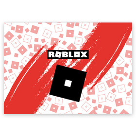 Поздравительная открытка с принтом ROBLOX в Новосибирске, 100% бумага | плотность бумаги 280 г/м2, матовая, на обратной стороне линовка и место для марки
 | roblox | roblox simulator. | код роблокс | роблокс | роблокс симулятор