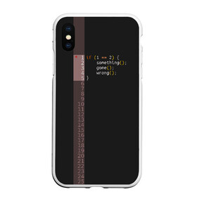 Чехол для iPhone XS Max матовый с принтом if 1 == 2 в Новосибирске, Силикон | Область печати: задняя сторона чехла, без боковых панелей | it | php | айтишник | код | кодер | ошибка | програма | програмист | программа | программист | разработка | разработчик | сайт | сайты | си | си плюсплюс | си шарп | технарь | условие | явапхп | яваскрипт