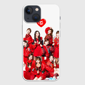 Чехол для iPhone 13 mini с принтом TWICE в Новосибирске,  |  | chaeyoung | dahyun | jeongyeon | jihyo | k pop | kpop | mina | momo | nayeon | once | sana | twice | tzuyu | what is love | yes or yes | к поп | корея | музыка | твайс